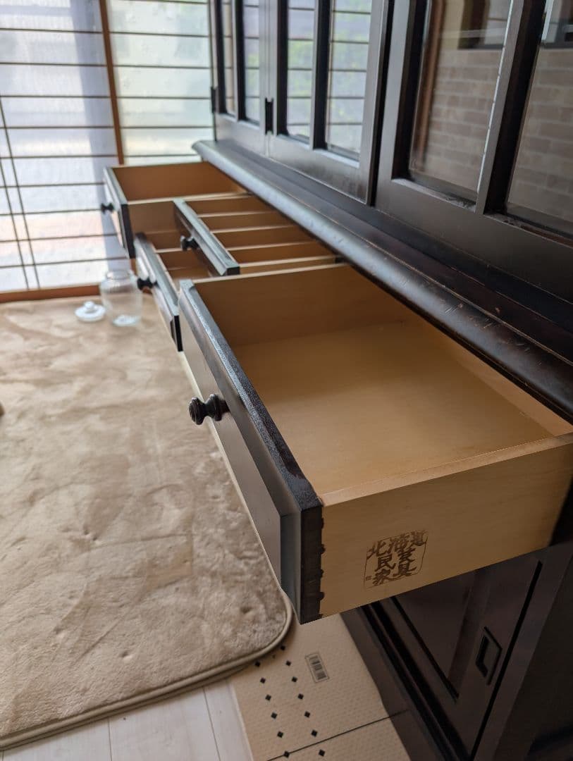 北海道民芸家具 食器棚