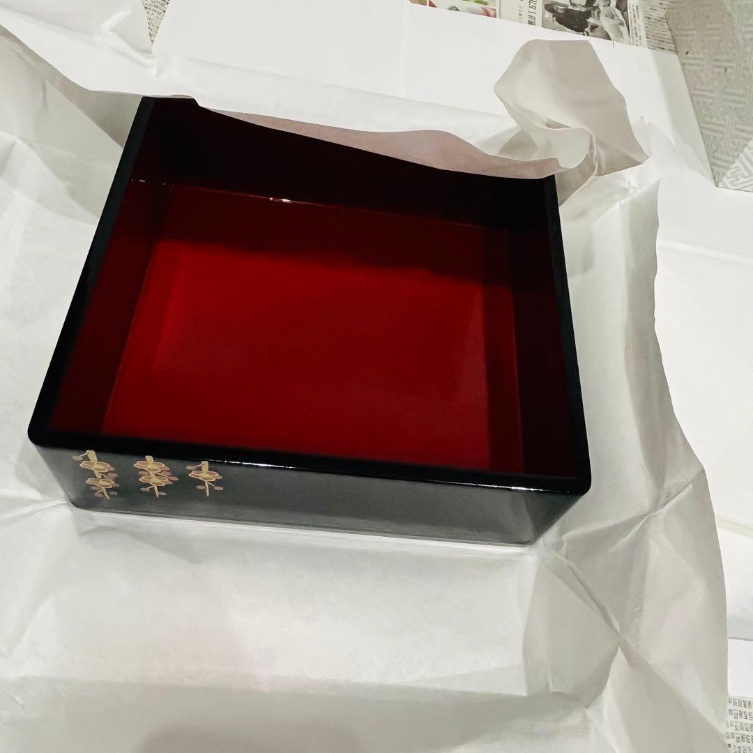 新品 会津塗り 重箱