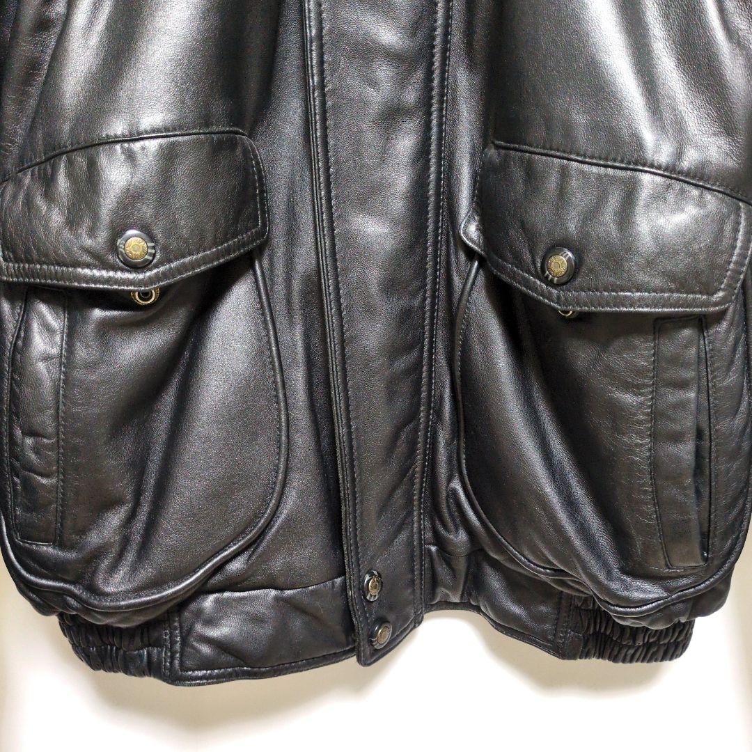 PALACE レザージャケット ラムレザー 羊革 ヴィンテージ ファー