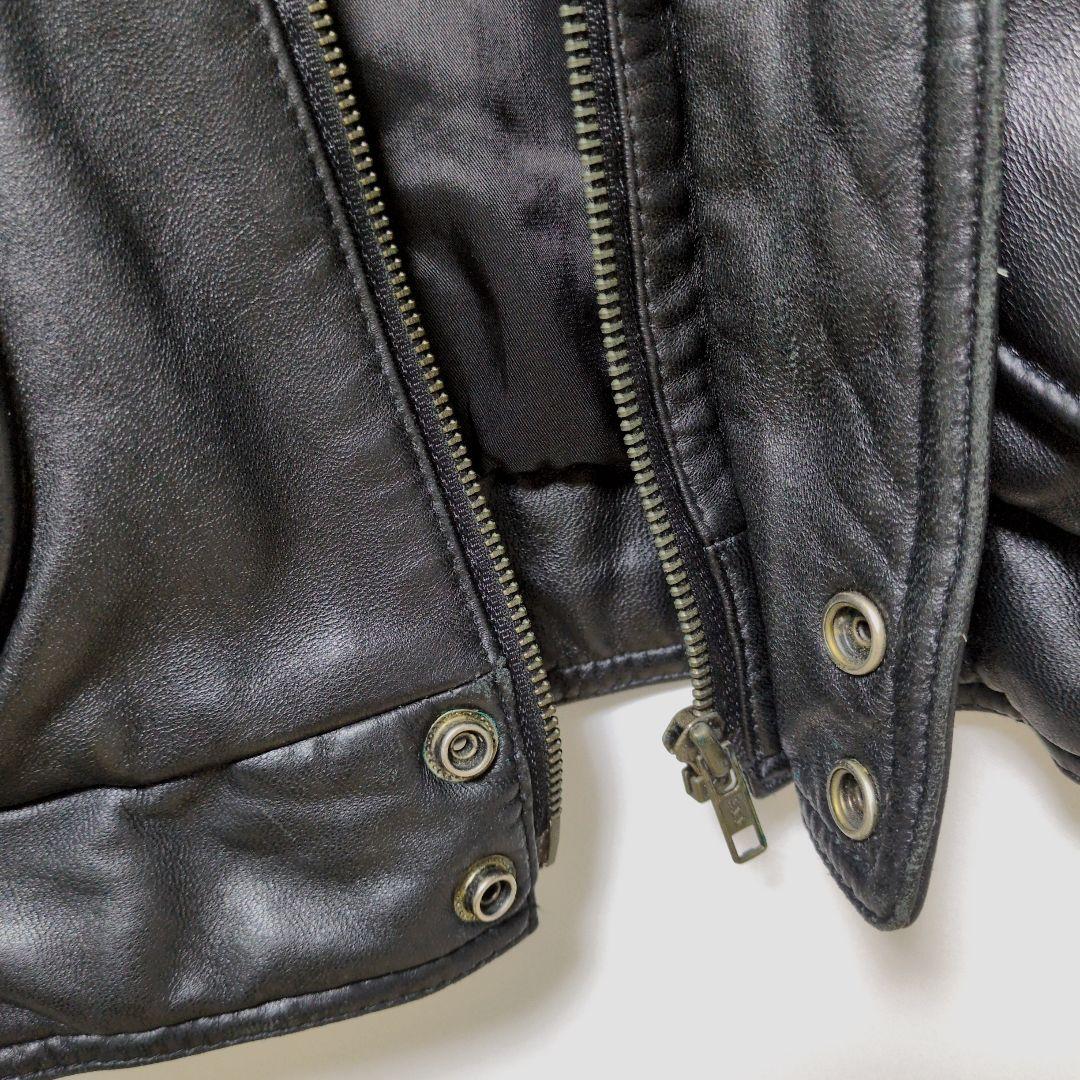 PALACE レザージャケット ラムレザー 羊革 ヴィンテージ ファー