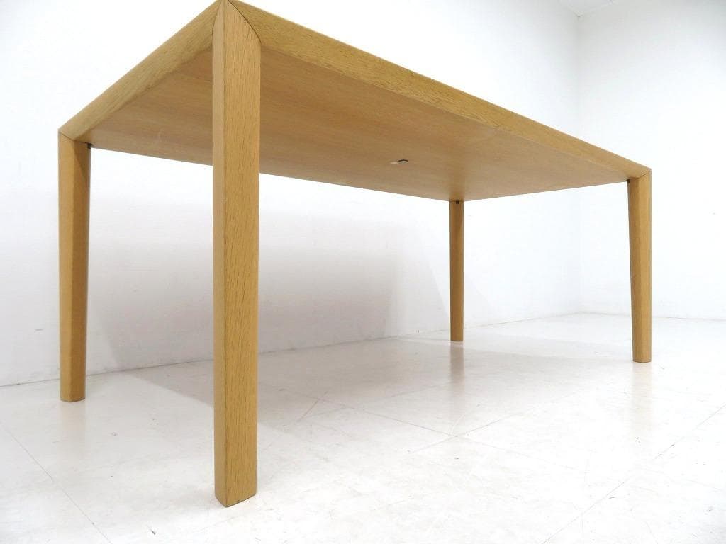 展示品　カンディハウス　オーク材　ナラ材　ダイニングテーブル　ウイングラックス