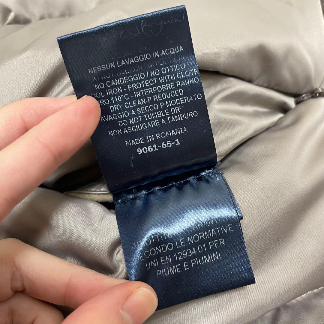 【美品】ヘルノ ポーラーテック ダウンコート 44 2XL相当 グレージュ