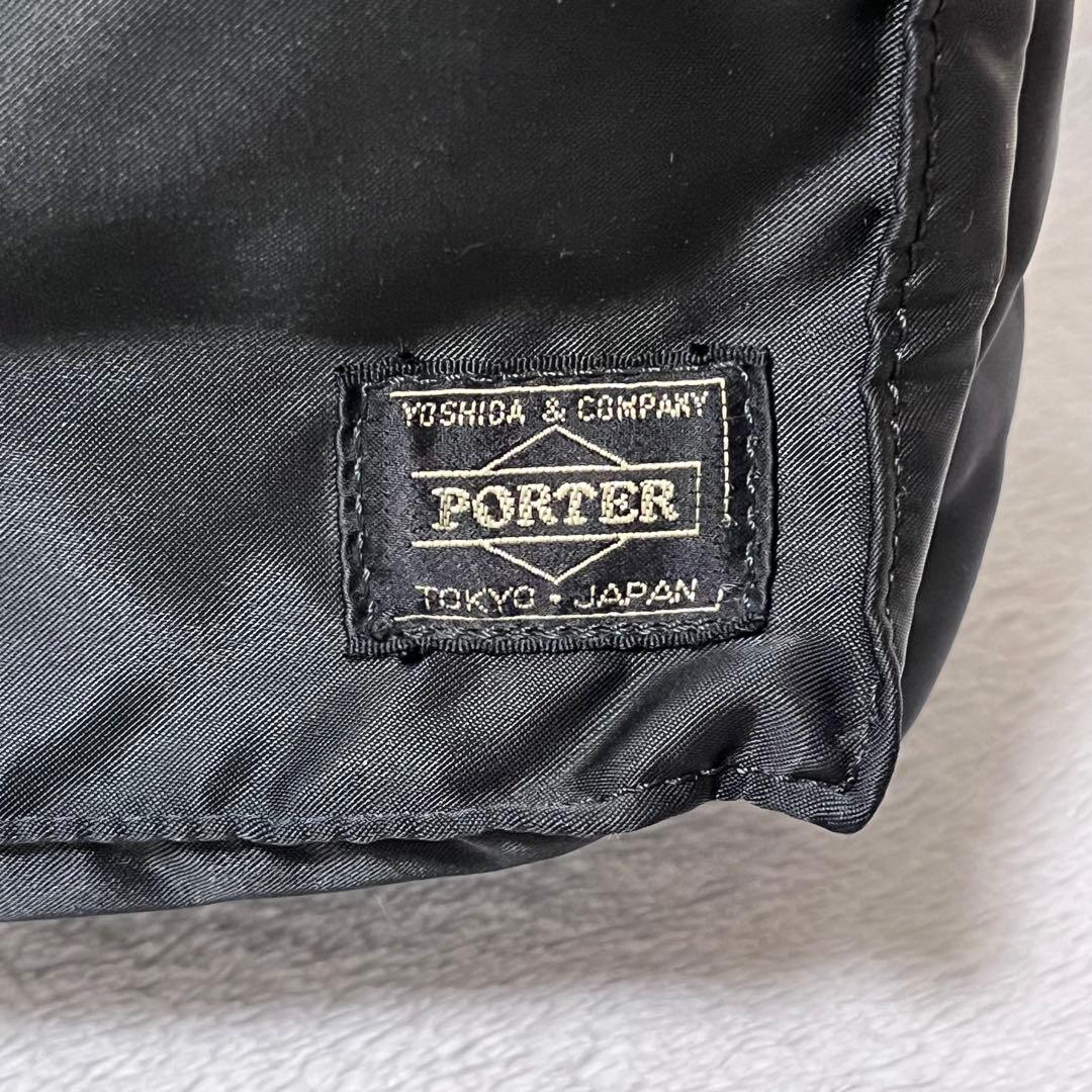 人気✨ポーター PORTER タンカー ブラック 黒 ミニトートバッグ 美品