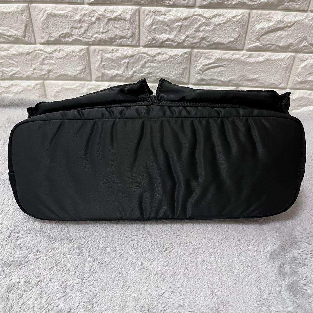 人気✨ポーター PORTER タンカー ブラック 黒 ミニトートバッグ 美品