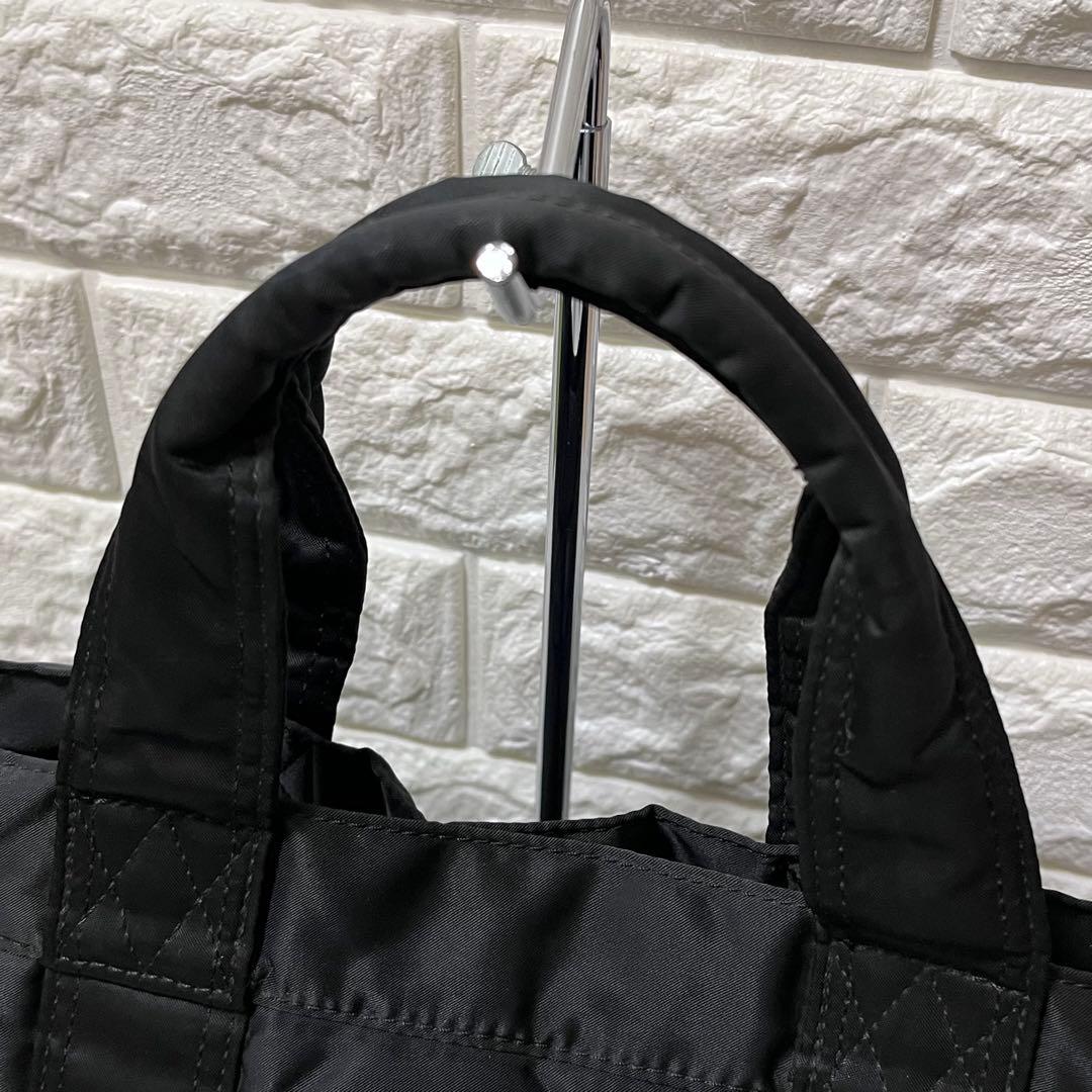 人気✨ポーター PORTER タンカー ブラック 黒 ミニトートバッグ 美品