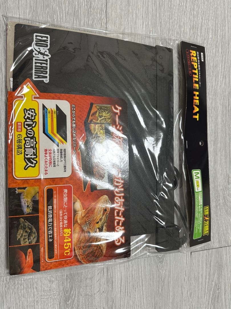 レプタイルボックス　レプタイルヒートM セット売り　爬虫類　ケージ　シートヒータ