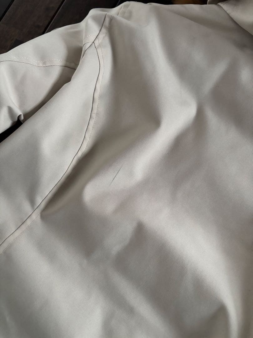 ケープホーン/定価9.7万 ネヴァド ファー付 ダウンJKT アイボリー 42