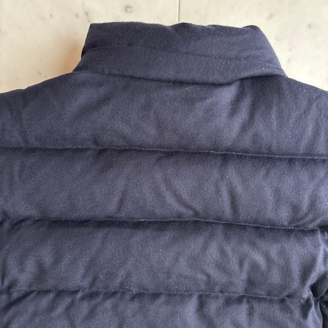 美品 タトラス ダウンベスト ネイビー Lサイズ相当 定価9.6万円