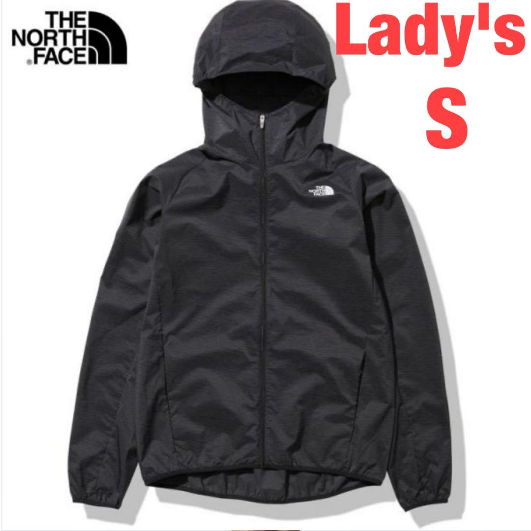 ノースフェイス　スワローテイルベントフーディノベルティ　S（レディース）グレー
