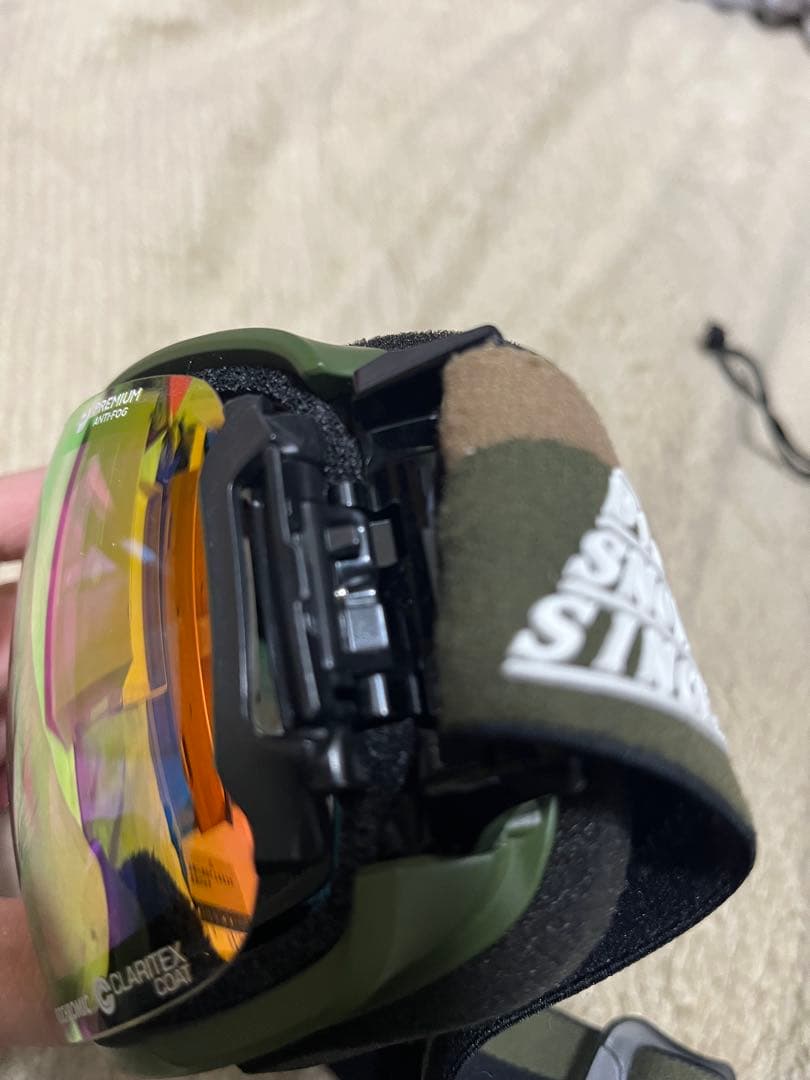 DICE BANK C-MIT LGR/RD ゴーグル　ダイス　バンク