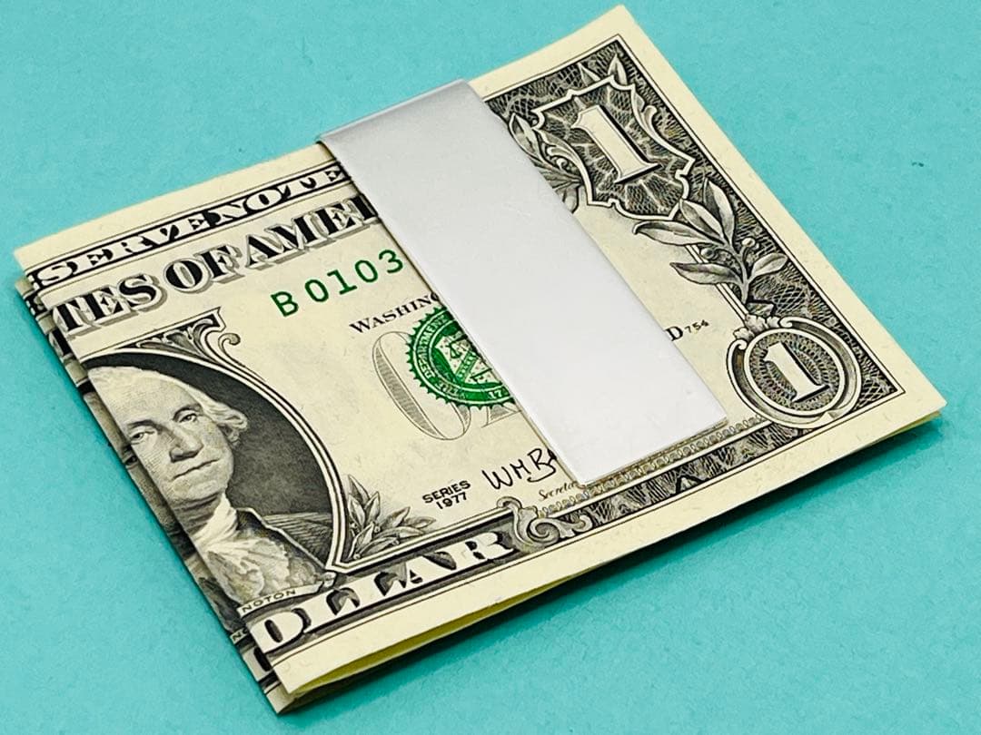 c694 Tiffany&Co. ティファニー　マネークリップ　シルバー　925