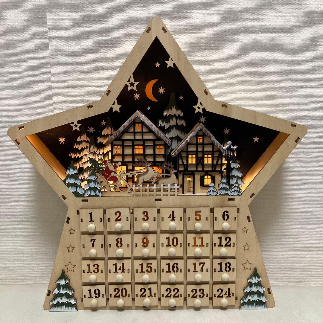 木製アドベントカレンダー