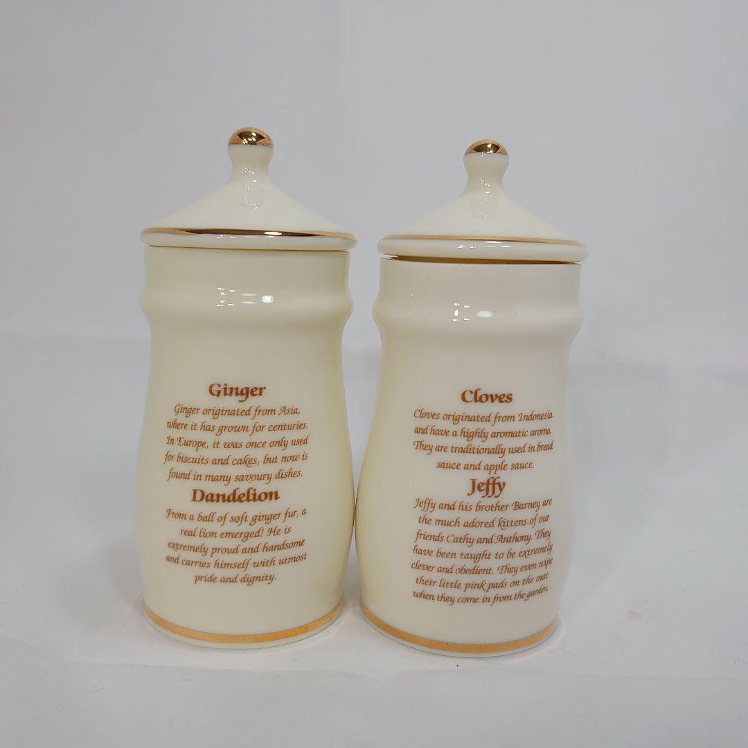 ダンバリーミント社 レズリー・アン・アイボリー スパイスジャー 6個セット②