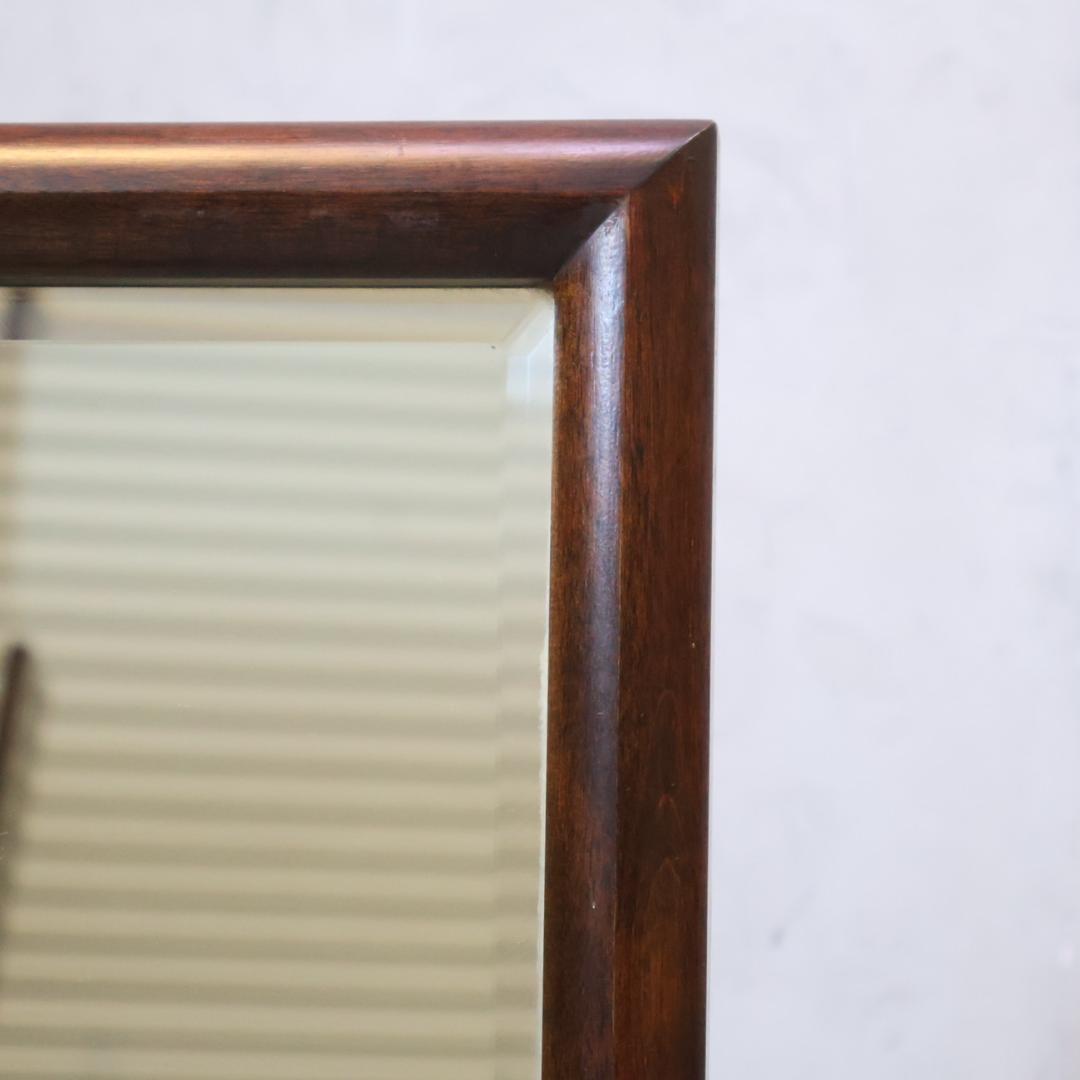 松本民芸家具 Ｂ型 姿見 ミズメザクラ無垢材 スタンドミラー クラシック 鏡