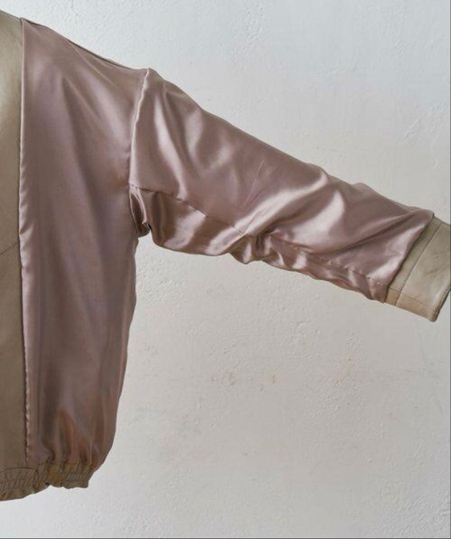 【未使用品】 BEARDSLEYビアズリーレザージャケット ラムレザーブルゾンM