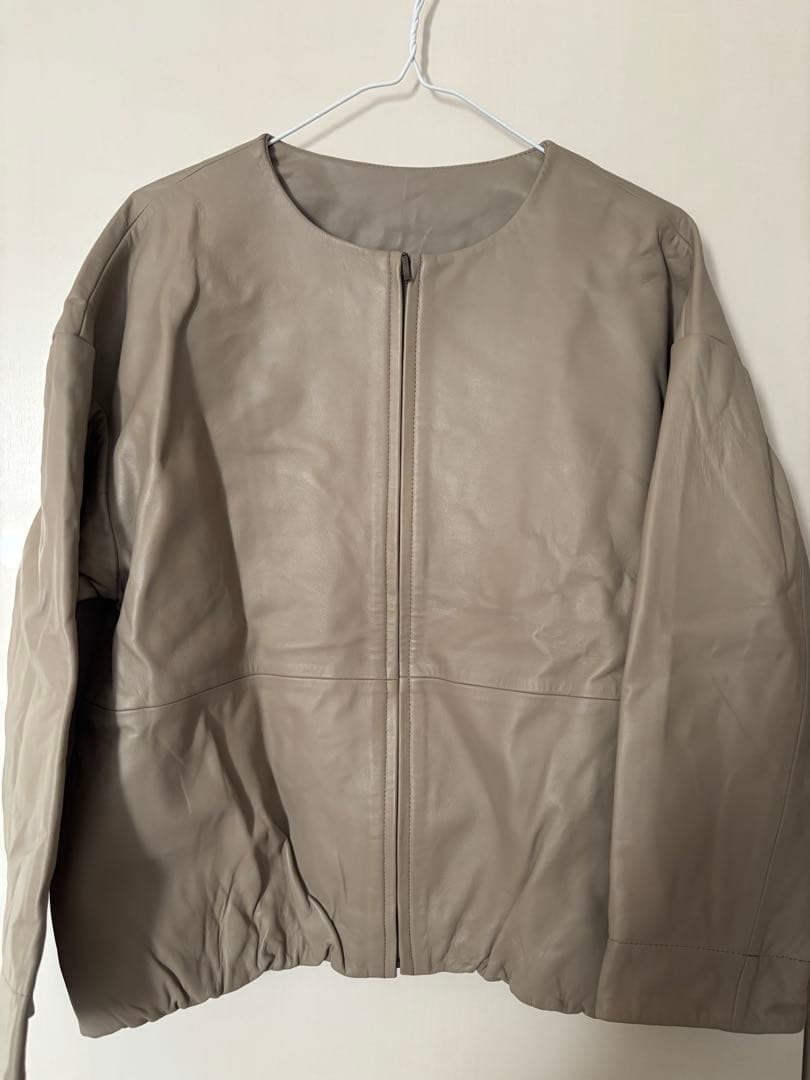 【未使用品】 BEARDSLEYビアズリーレザージャケット ラムレザーブルゾンM