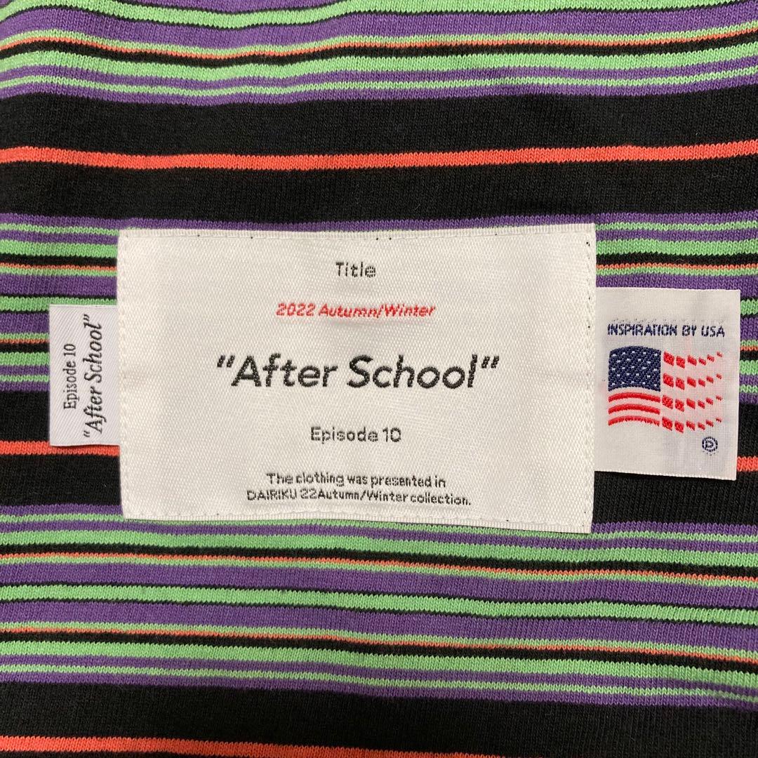 【美品】DAIRIKU 22AW MISSMUCH ボーダー 長袖シャツ