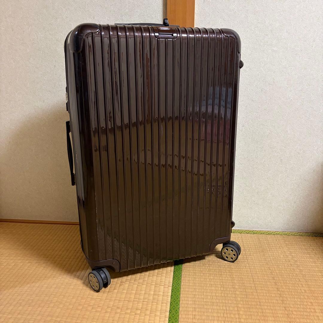 リモワ　サルサデラックス　104L グラナイトブラウン　スーツケース　キャリー