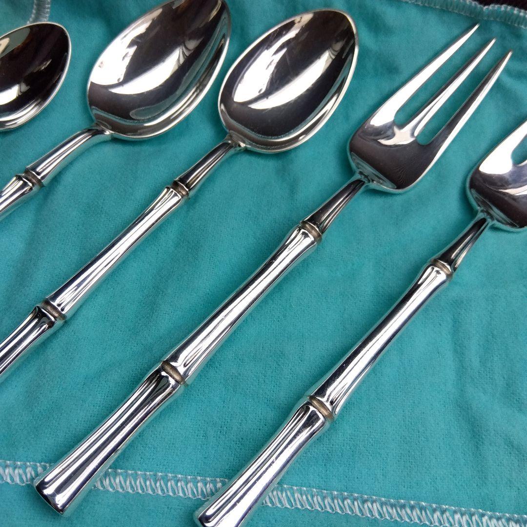 Tiffany　ティファニー silver.925 BAMBOO カトラリー8本