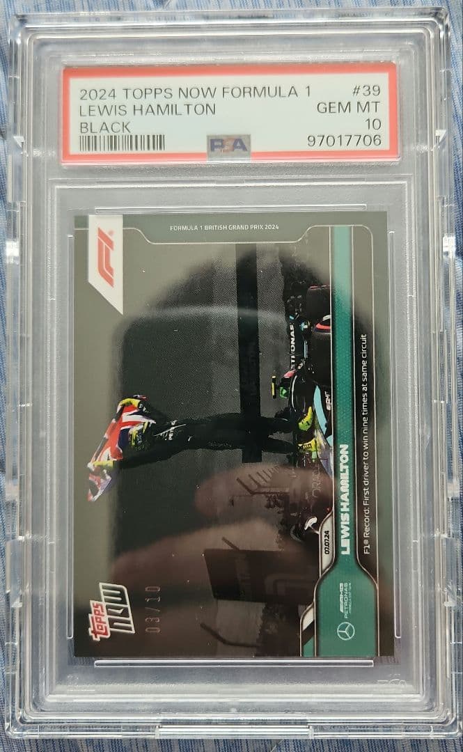 その他 Lewis Hamilton 2024 Topps now #39 PSA10