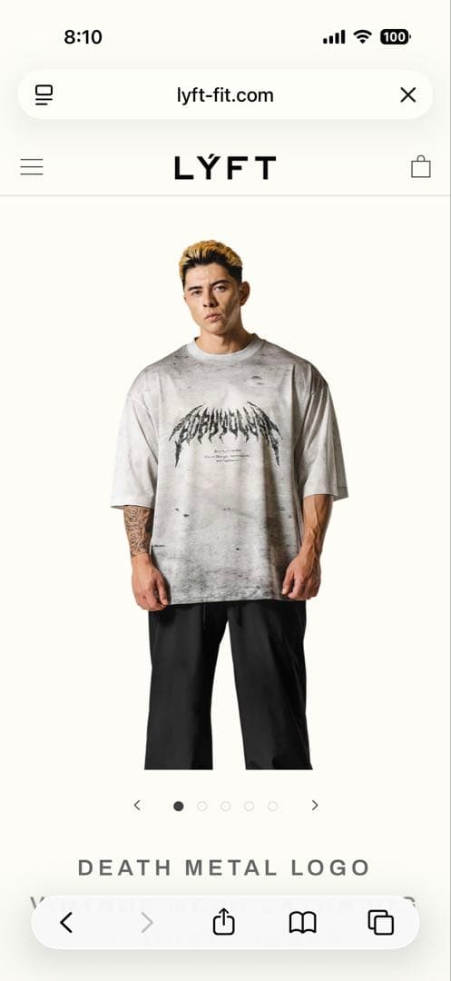 LYFT DEATH L Tシャツ sサイズ