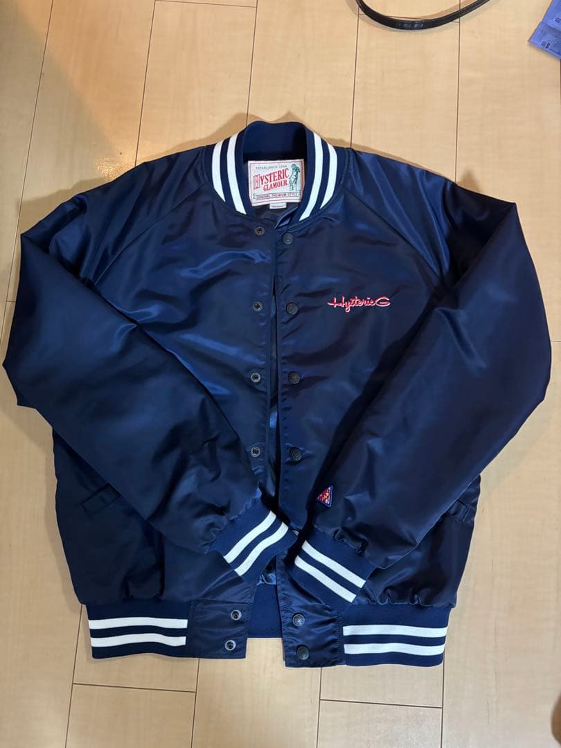 [美品] HYSTERIC GLAMOUR ネイビー スカジャン