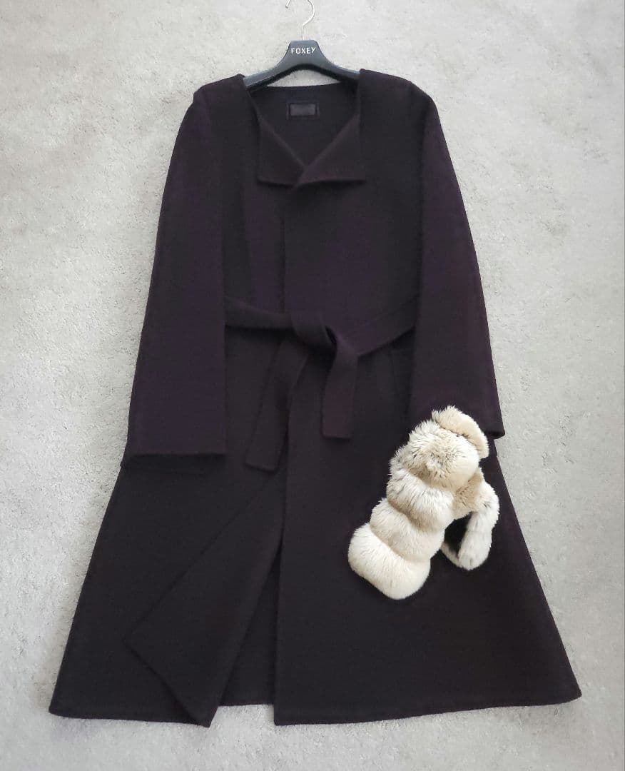 FOXEY【Coat Trilogy】希少 42サイズ カシミアコート