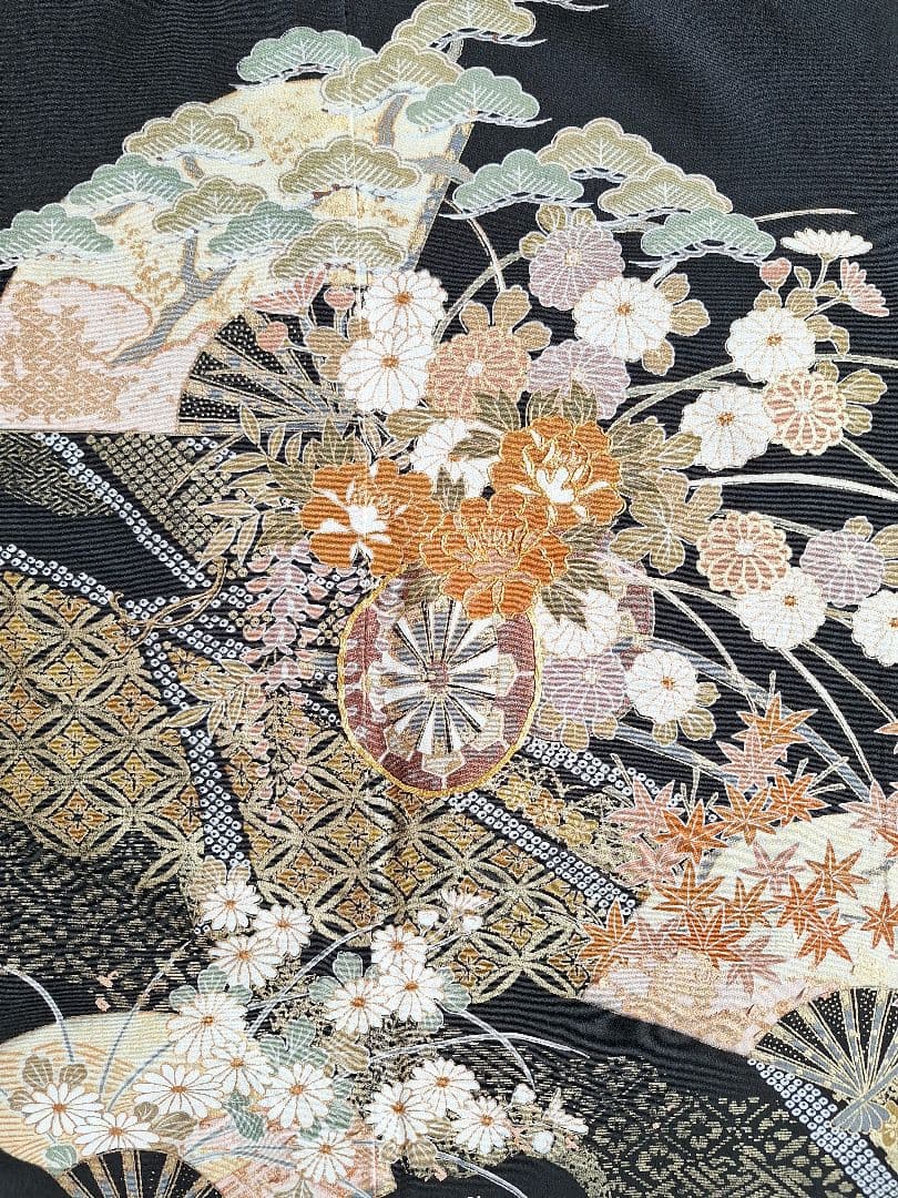 着物リメイクワンピース3621