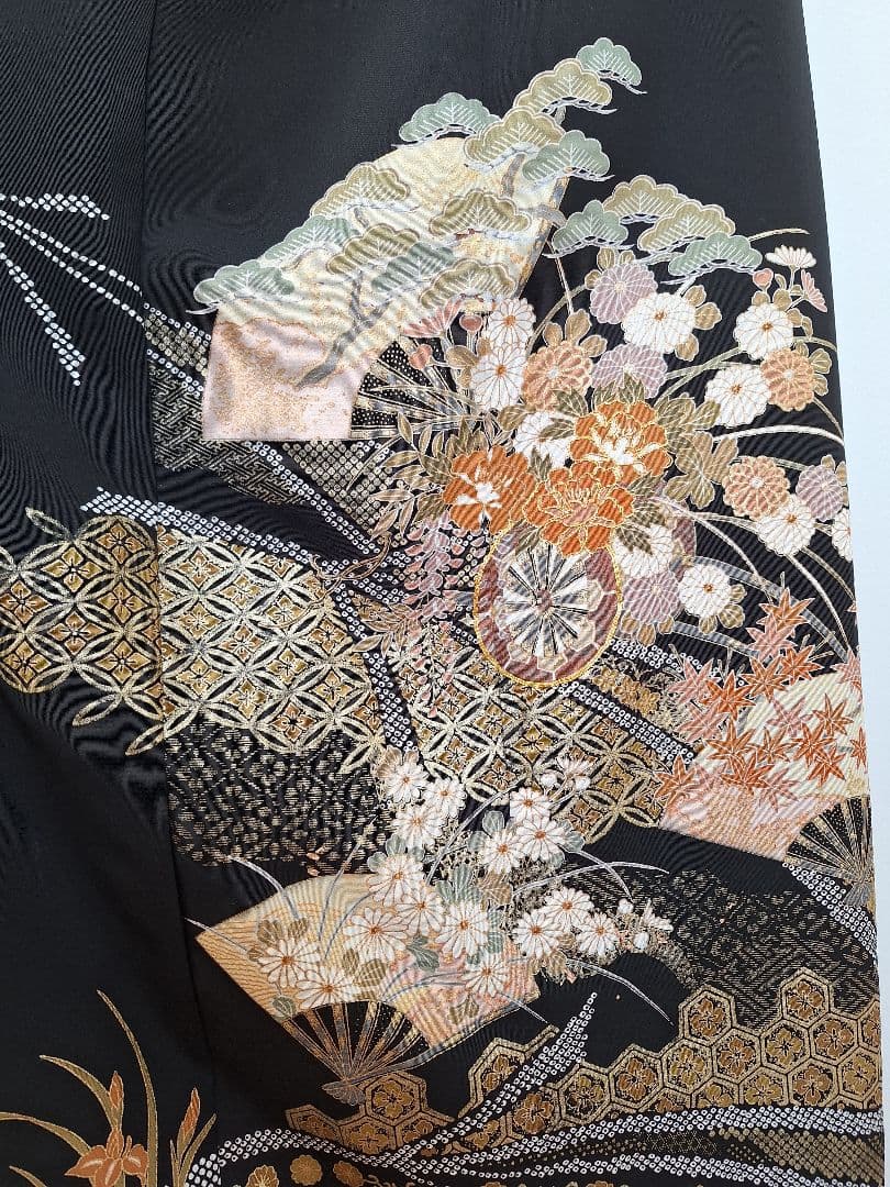 着物リメイクワンピース3621