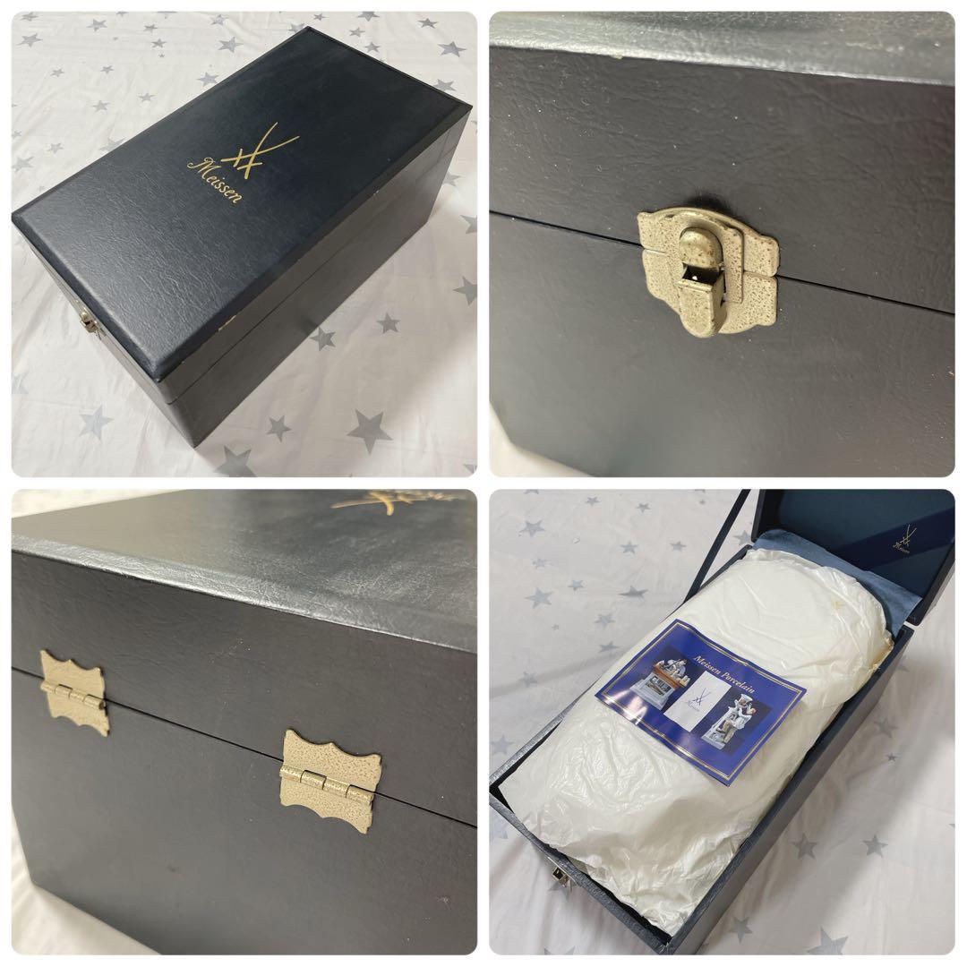 Meissen マイセン ブルーオニオン 花瓶　箱付き【未使用☆匿名送料無料】