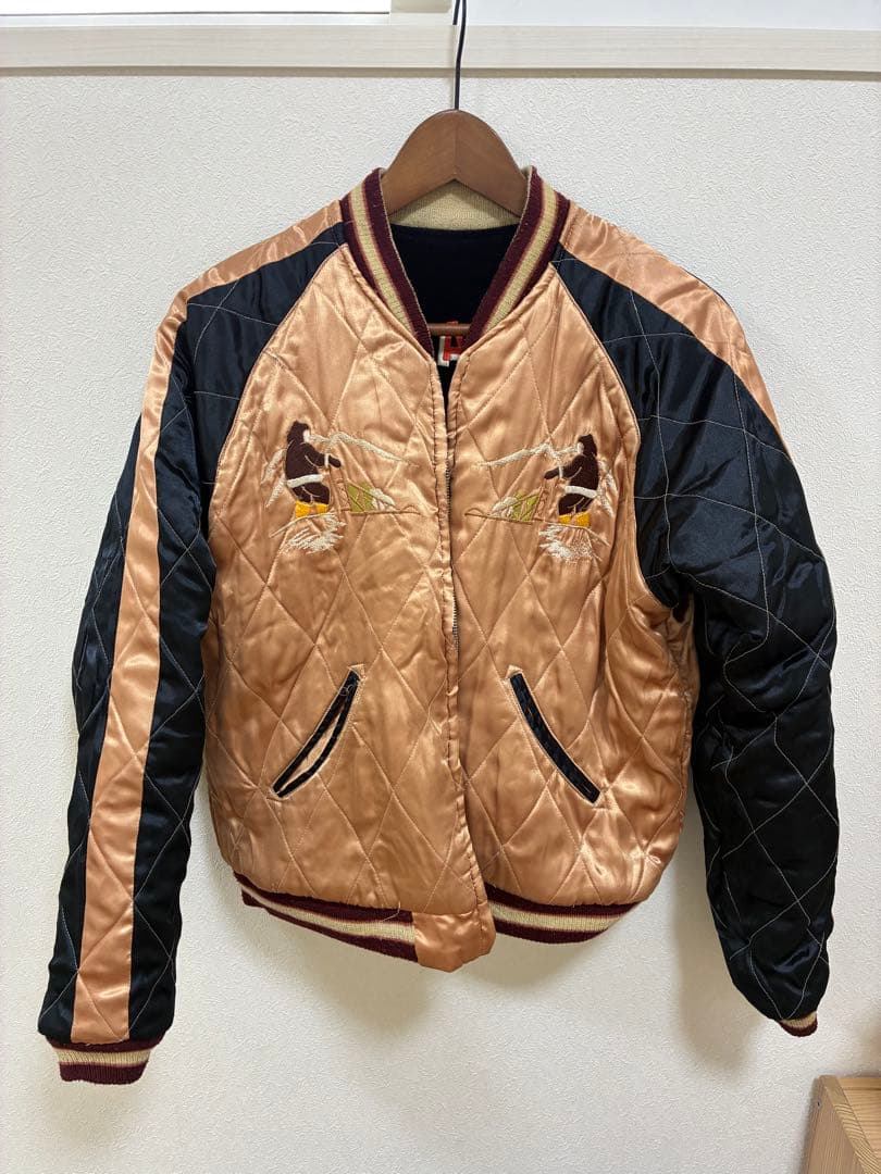 【中古】東洋エンタープライズ　アラスカ　リバーシブルスカジャン　Mサイズ