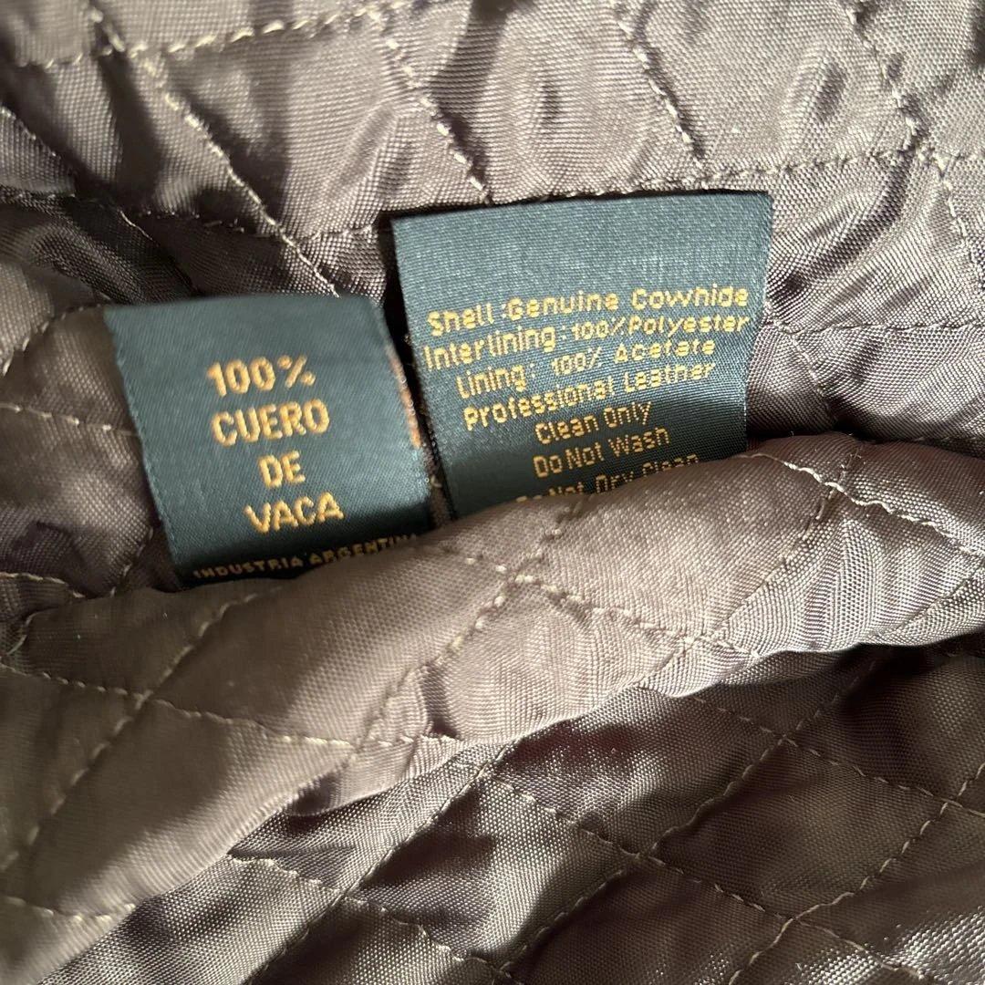 た*ん様 グレー レザー MA-1ジャケット