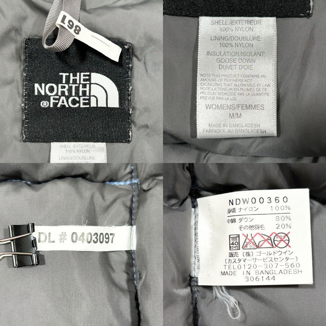 極美品　ノースフェイス　NDW00360 ヌプシ　ダウンジャケット　700フィル