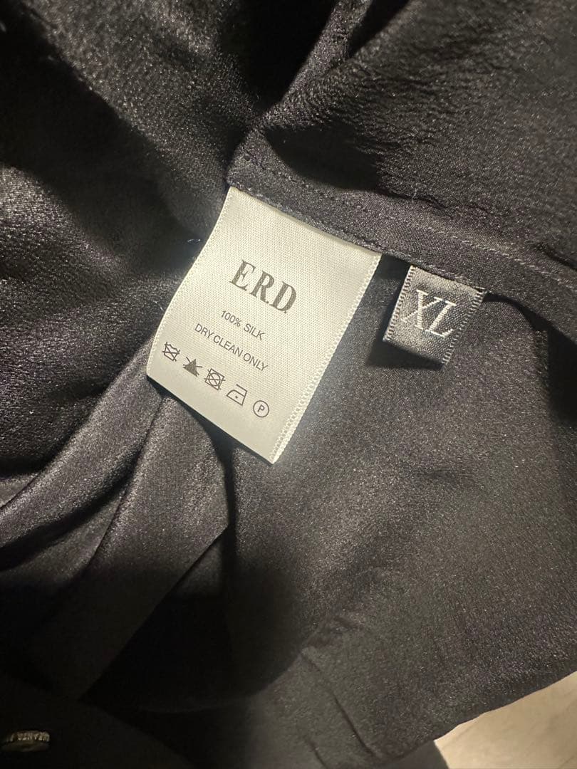 ENFANTS RICHES DEPRIMES バタフライカラー シルクシャツ