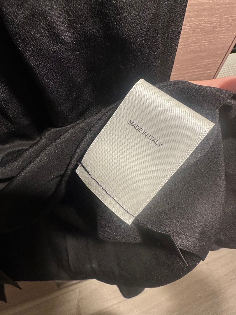 ENFANTS RICHES DEPRIMES バタフライカラー シルクシャツ