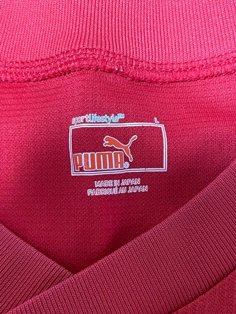 履正社高校サッカー部　白と赤の練習着　2点セット　半袖