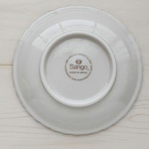 新品　美濃焼　Sango すくすくシリーズ　はっぱ   小皿(14.5cm)