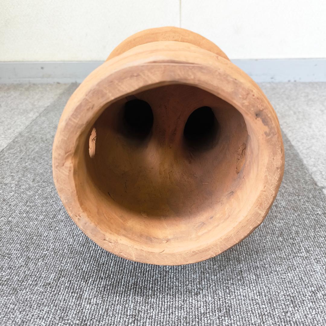 はにわ 埴輪 挂甲武人像 人物形像 武装男子像 レプリカ 素焼き（約）高さ65㎝