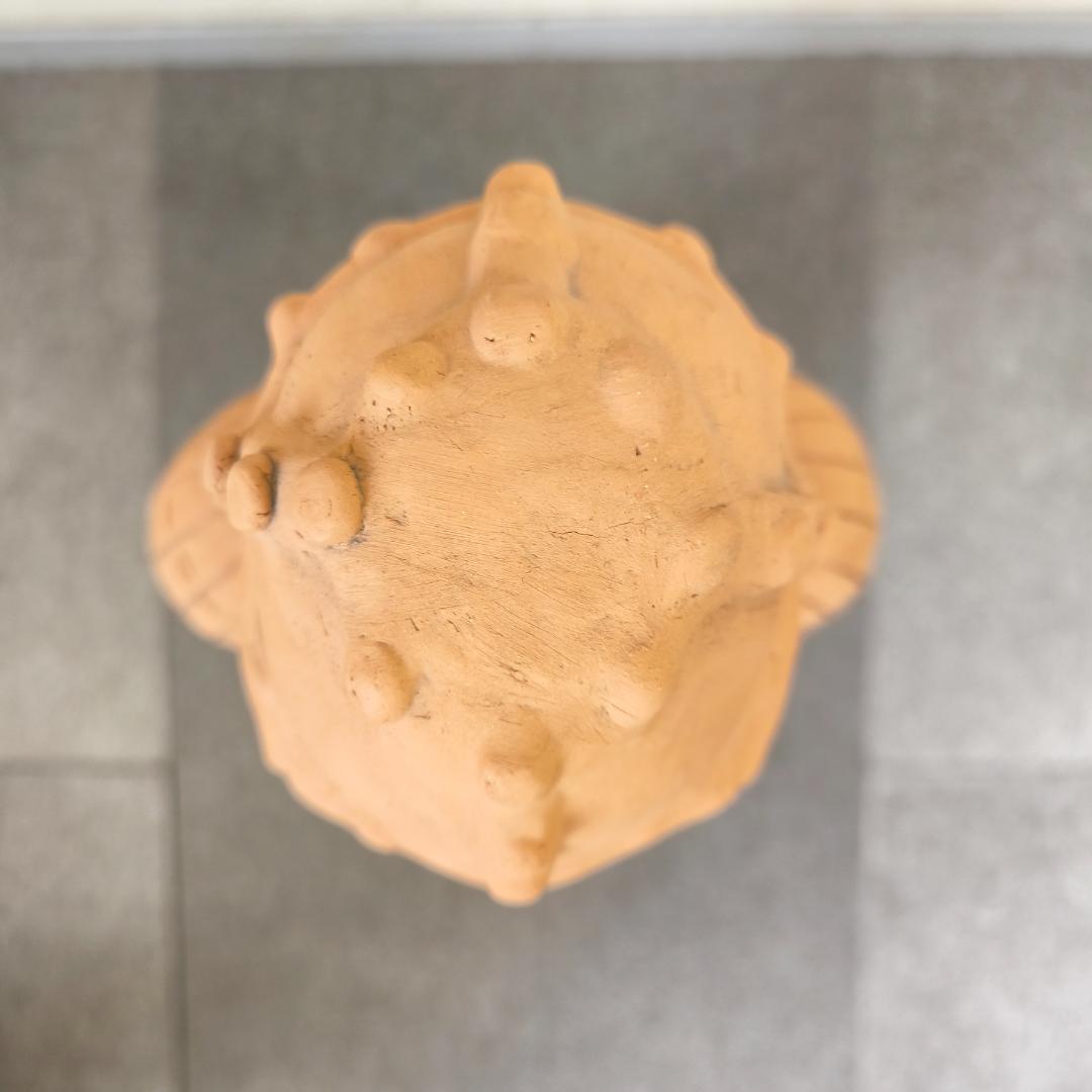 はにわ 埴輪 挂甲武人像 人物形像 武装男子像 レプリカ 素焼き（約）高さ65㎝