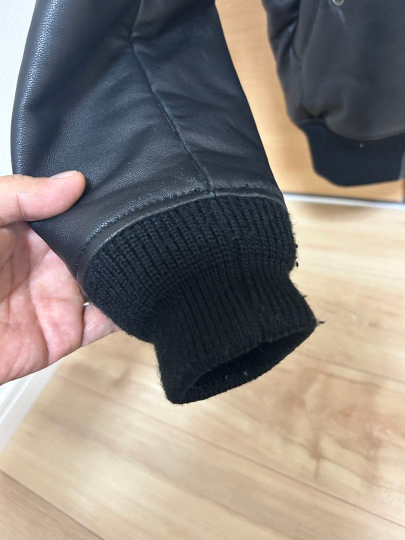 K*2様 CHALLENGE チャレンジャー フライトジャケット レザー