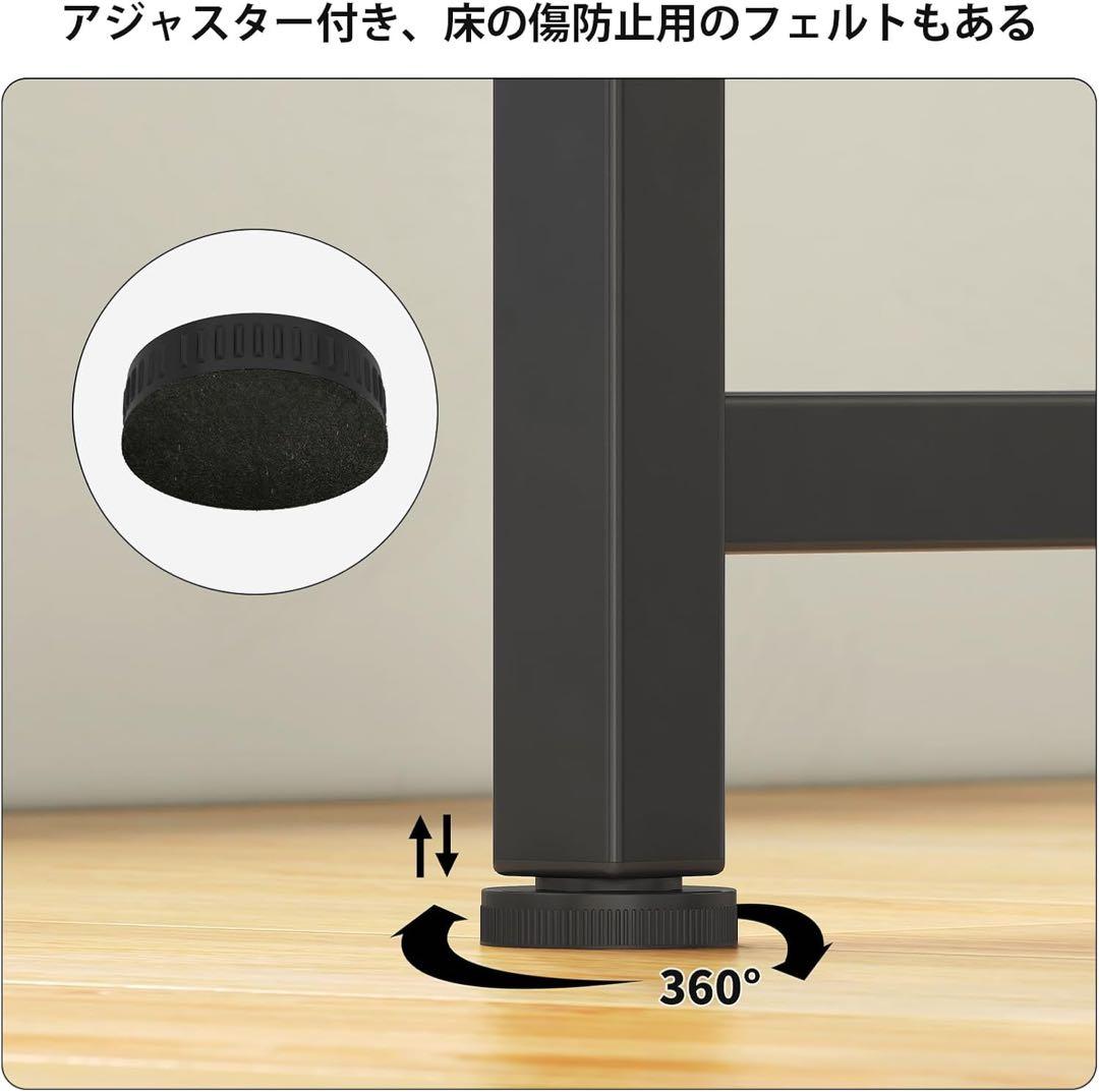 ⭐️⭐️ パソコンデスク 幅120奥行き48高さ72cm プリンター台付