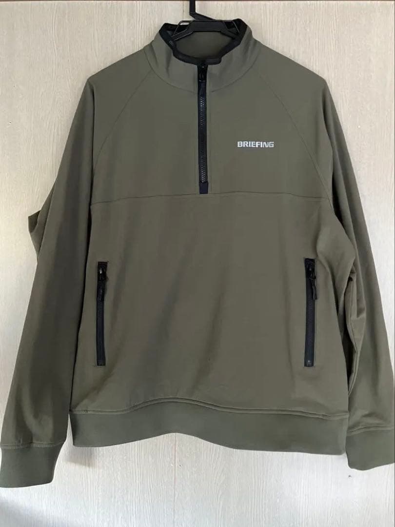 BRIEFING ストームフリース ハーフジップ
