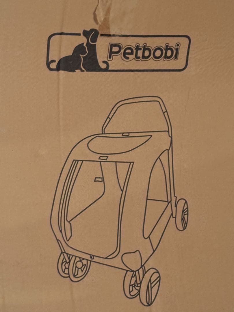 Petbobi ペットベビーカー 中型から大型犬用