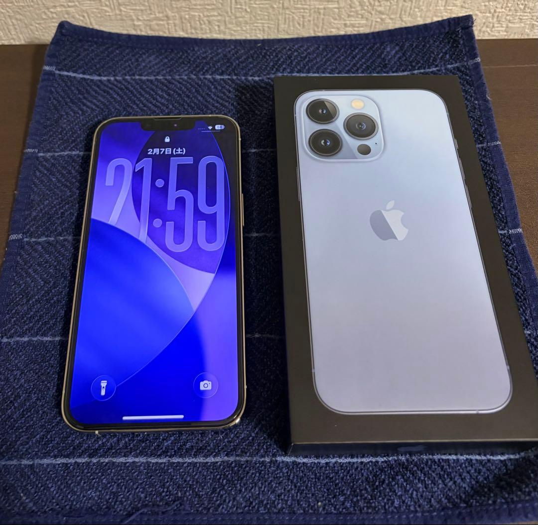【極美品】iPhone 13 Pro 128GB シルバー　バッテリー86%