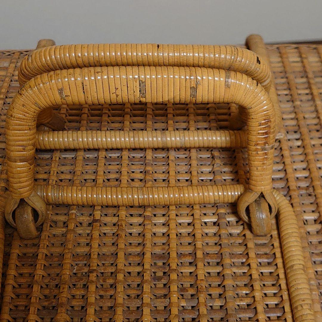 竹製バスケット(昭和初期)
