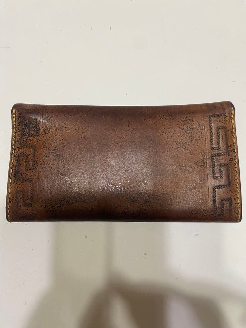 doubleRL長財布　レザーコンチョウォレット