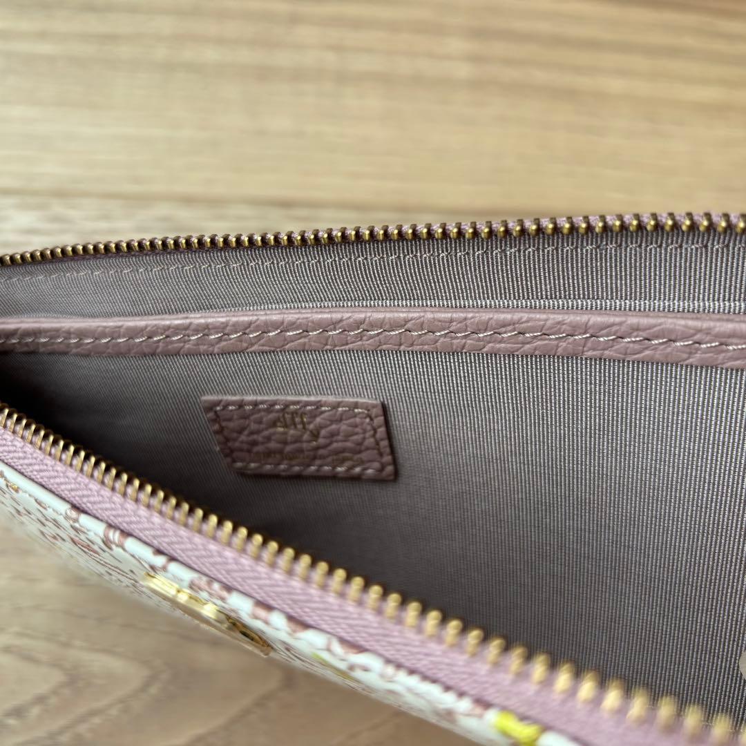 新品未使用❗️友禅文庫 × efffy 猫柄/ 牛革 / 箱・ノベルティ付き