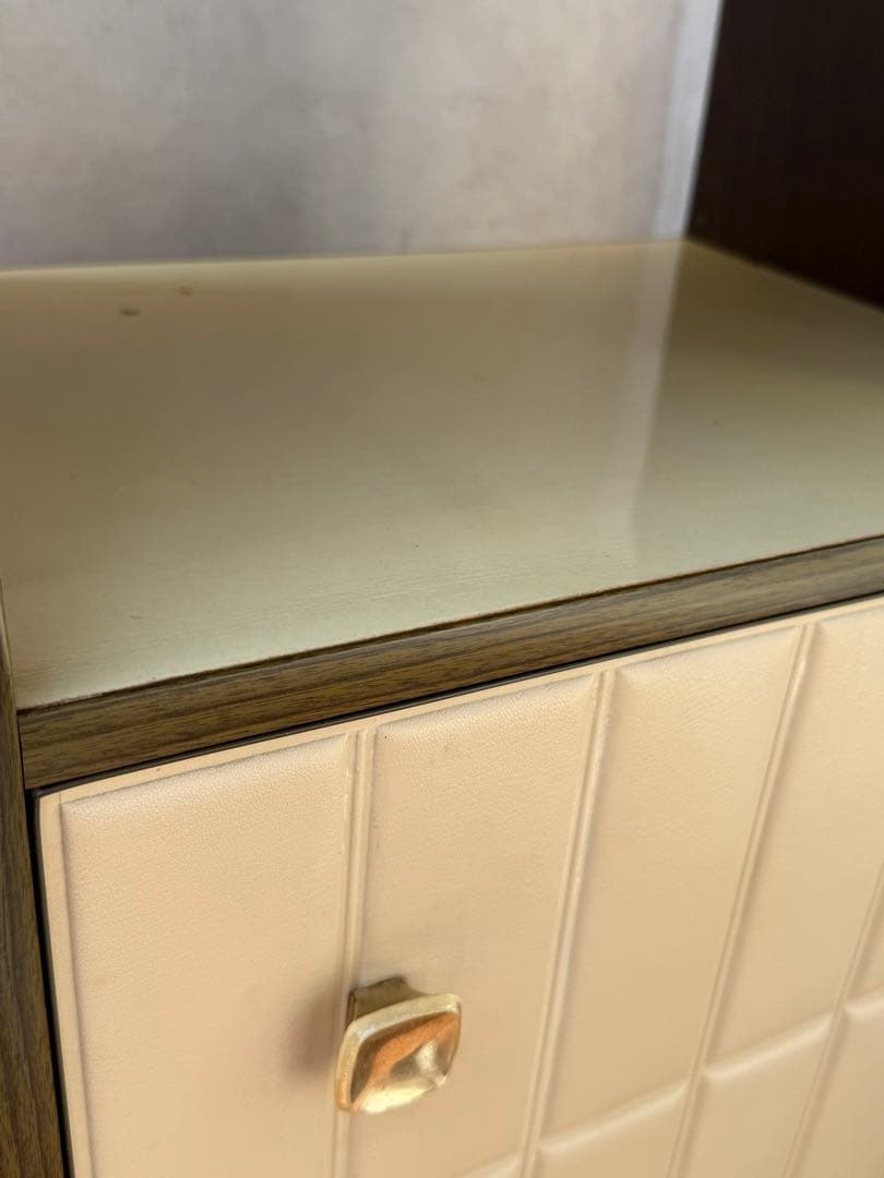 昭和レトロ 当時物 インテリア 棚 花台 レトロポップ　 アンティーク　白