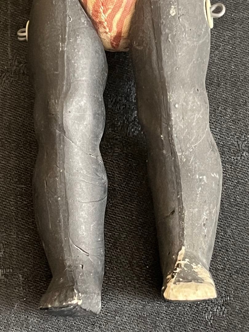 アンティーク ドイツレトロ人形 ジョイントコンポジションヘッドビスクドール