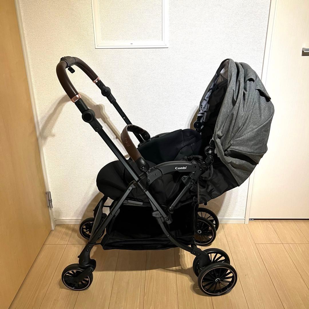 コンビ スゴカル Switch エッグショック AS アッシュグレー 両面式